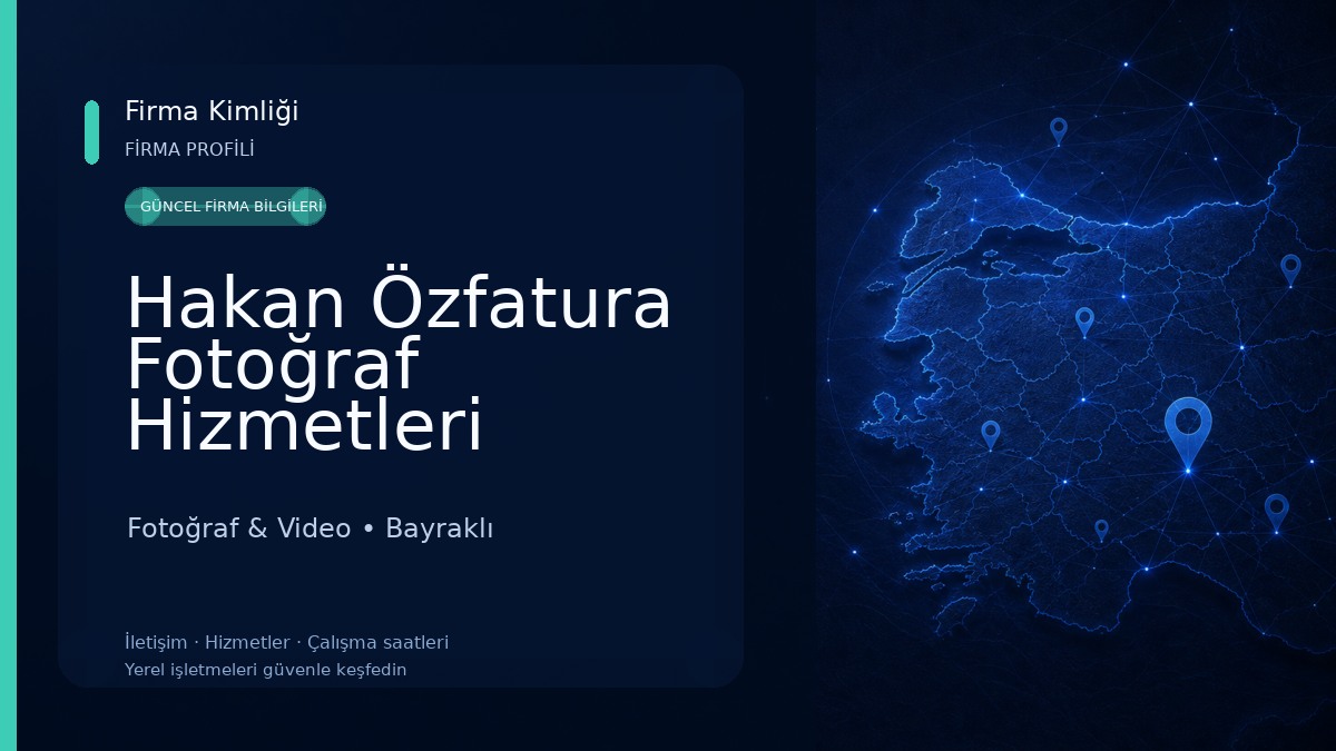 Hakan Özfatura Fotoğraf Hizmetleri Fotoğraf & Video