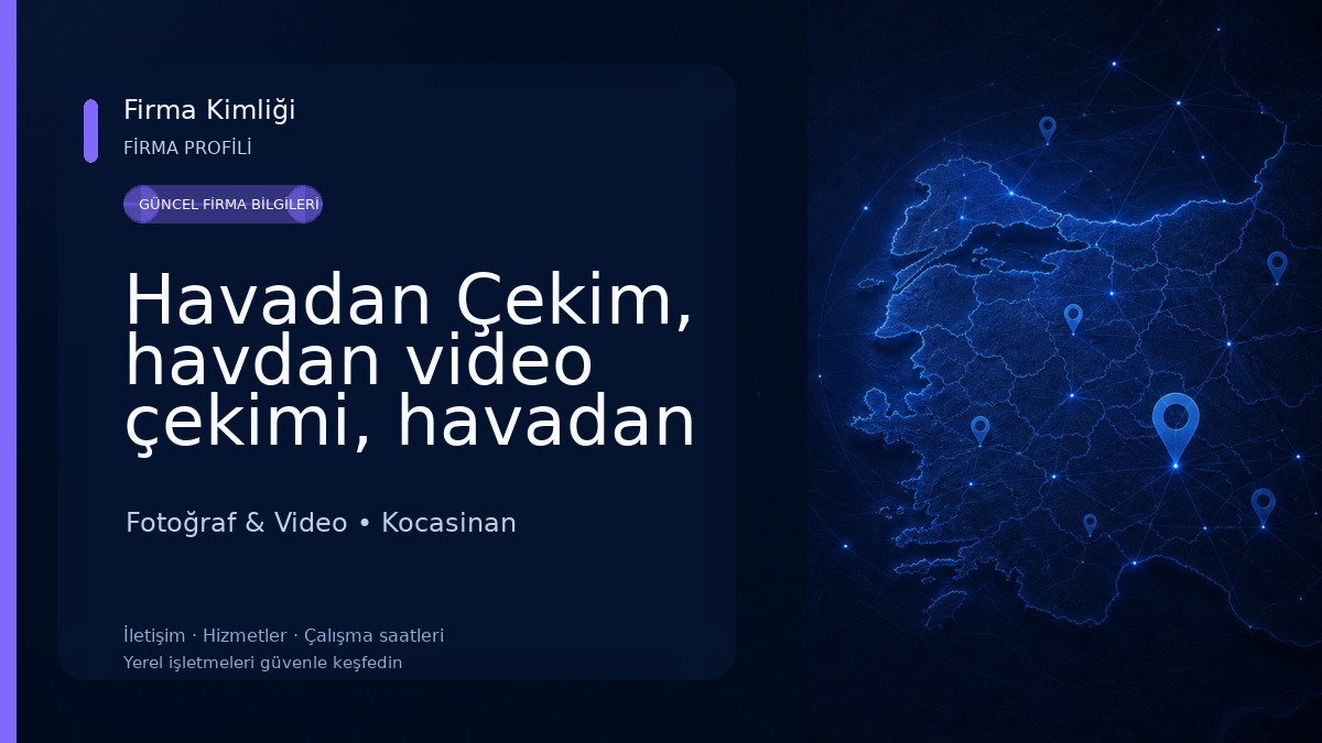 Havadan Çekim, havdan video çekimi, havadan fotoğraf çekimi, drone çekimleri Fotoğraf & Video