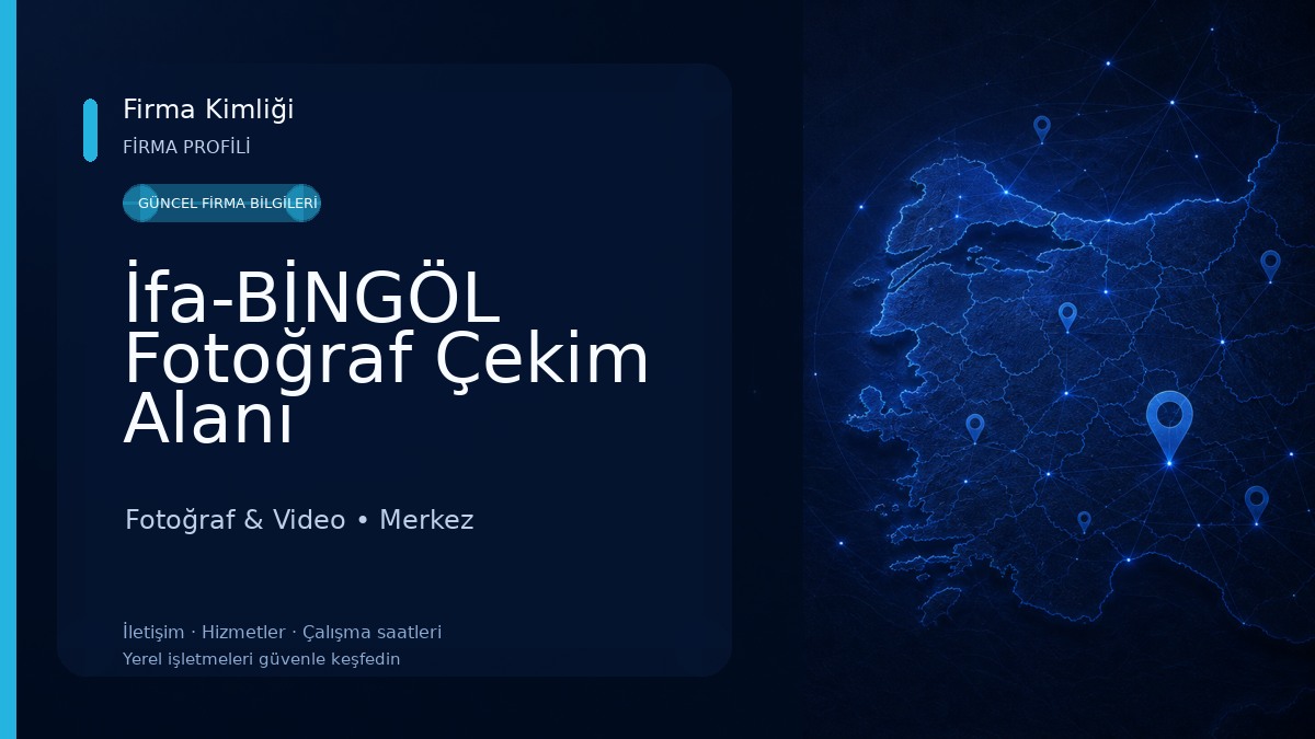 İfa-BİNGÖL Fotoğraf Çekim Alanı Fotoğraf & Video