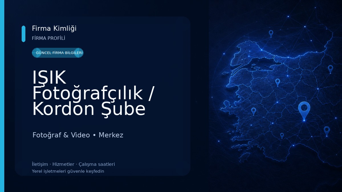 IŞIK Fotoğrafçılık / Kordon Şube Fotoğraf & Video