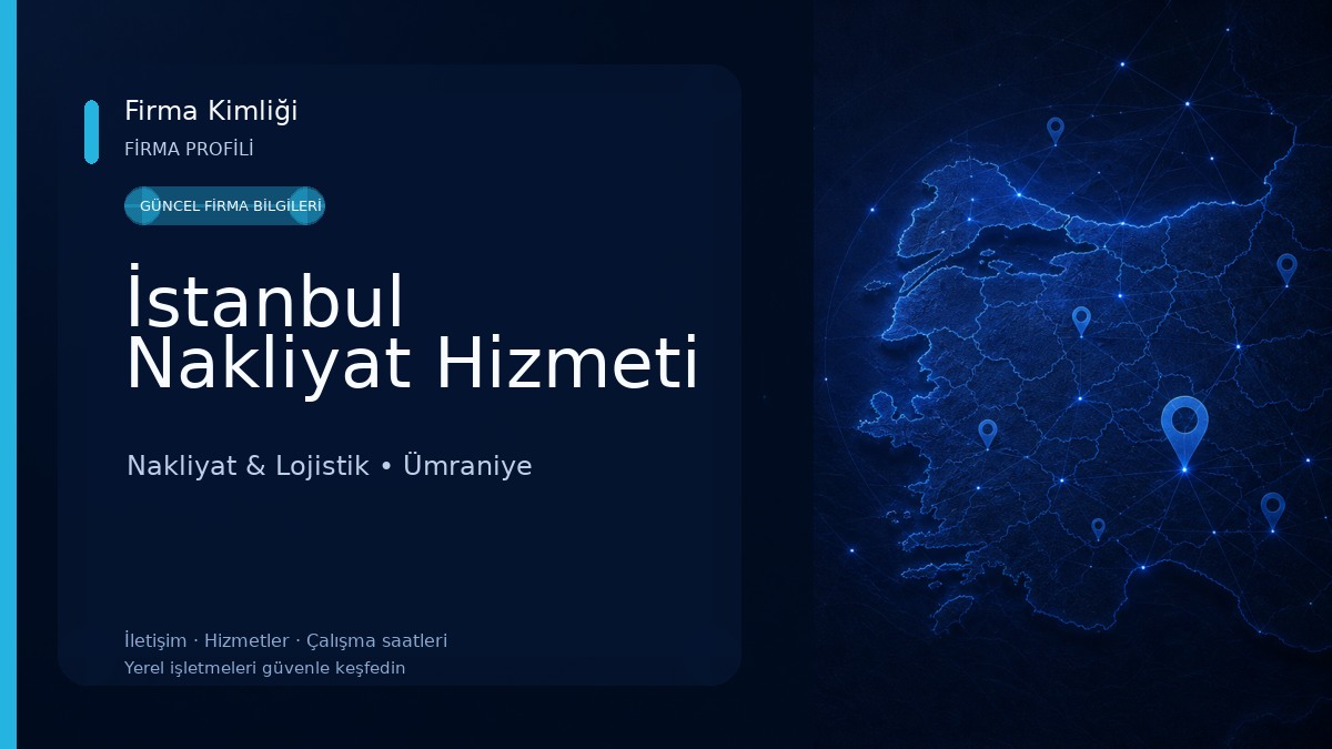 İstanbul Nakliyat Hizmeti Nakliyat & Lojistik
