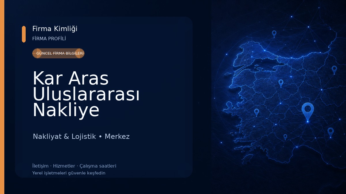 Kar Aras Uluslararası Nakliye Nakliyat & Lojistik