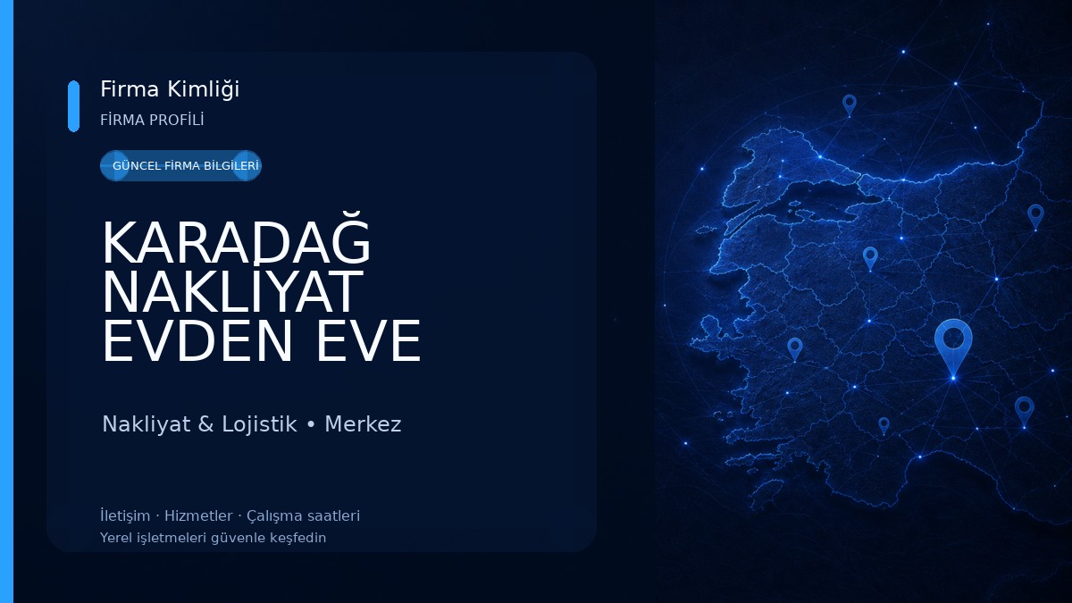 KARADAĞ NAKLİYAT EVDEN EVE ZONGULDAK Nakliyat & Lojistik