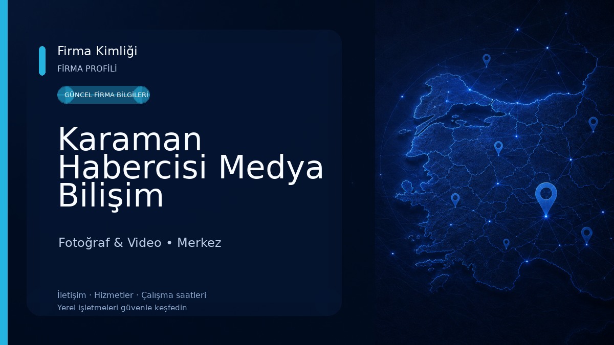 Karaman Habercisi Medya Bilişim Fotoğraf & Video