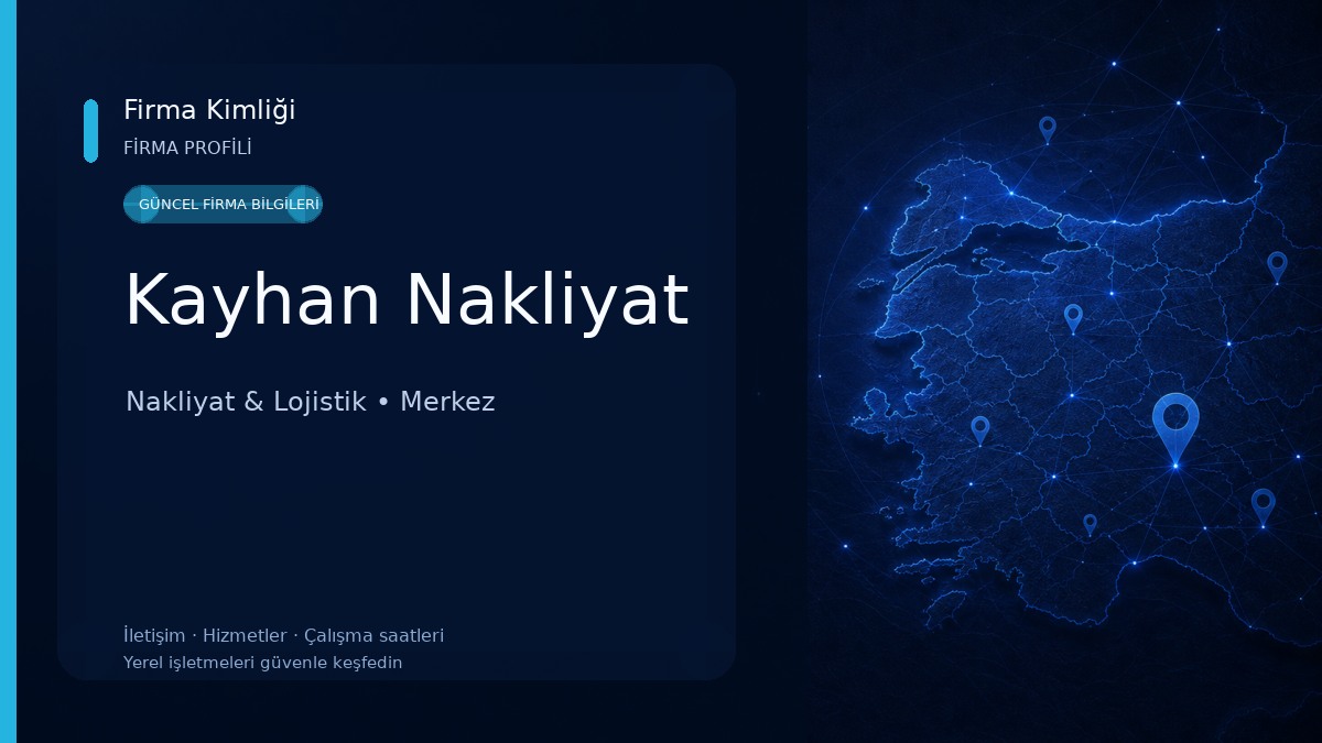 Kayhan Nakliyat Nakliyat & Lojistik