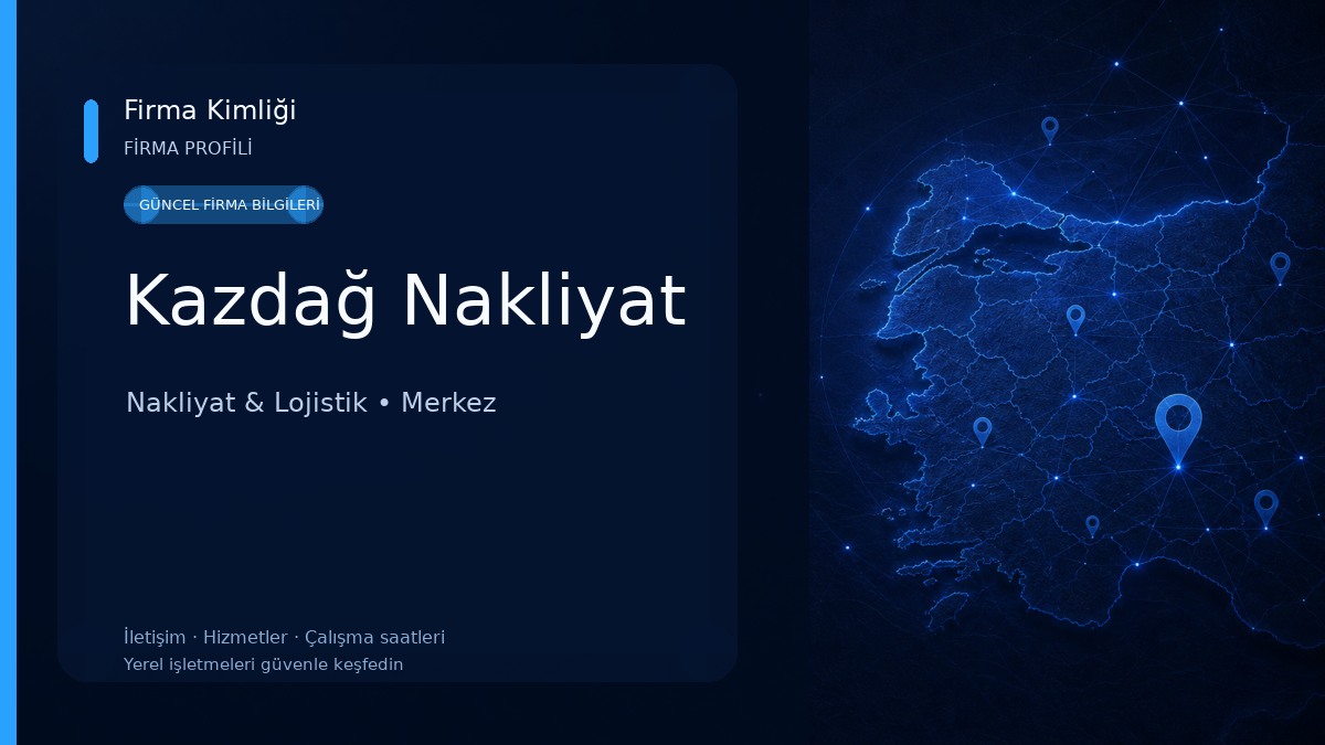 Kazdağ Nakliyat Nakliyat & Lojistik