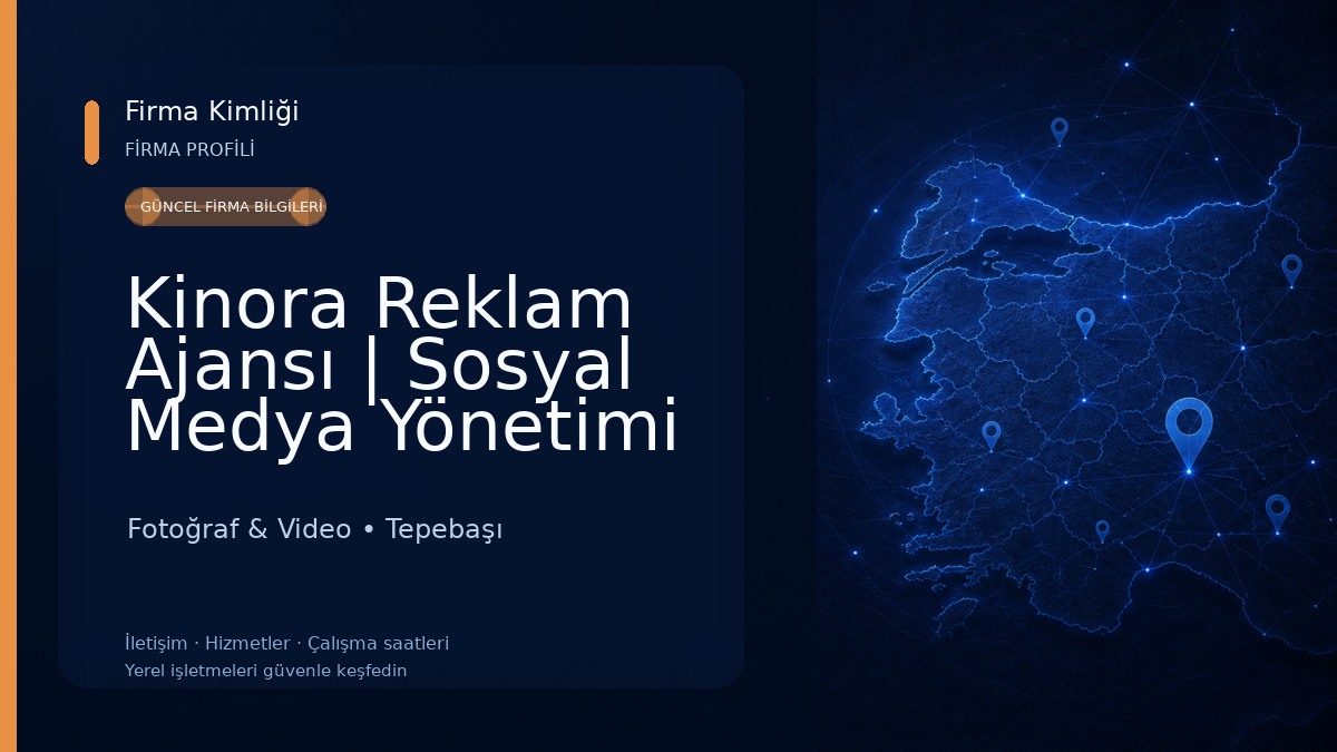 Kinora Reklam Ajansı | Sosyal Medya Yönetimi & SEO Fotoğraf & Video