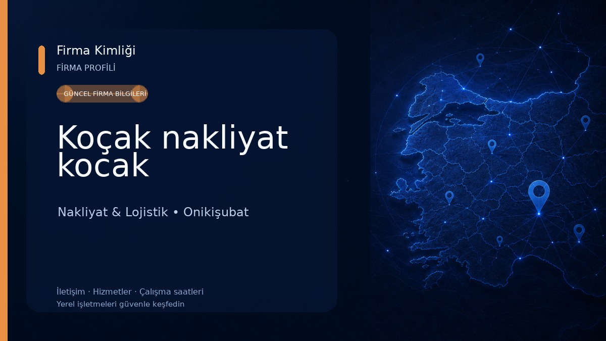 Koçak nakliyat kocak