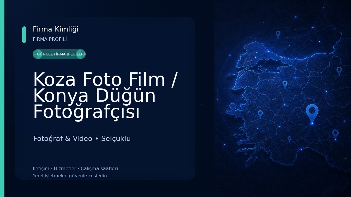 Koza Foto Film / Konya Düğün Fotoğrafçısı