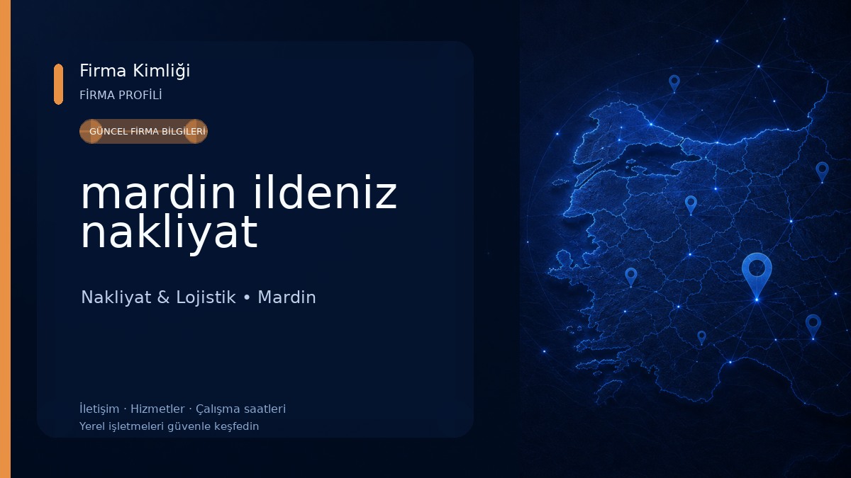 mardin ildeniz nakliyat