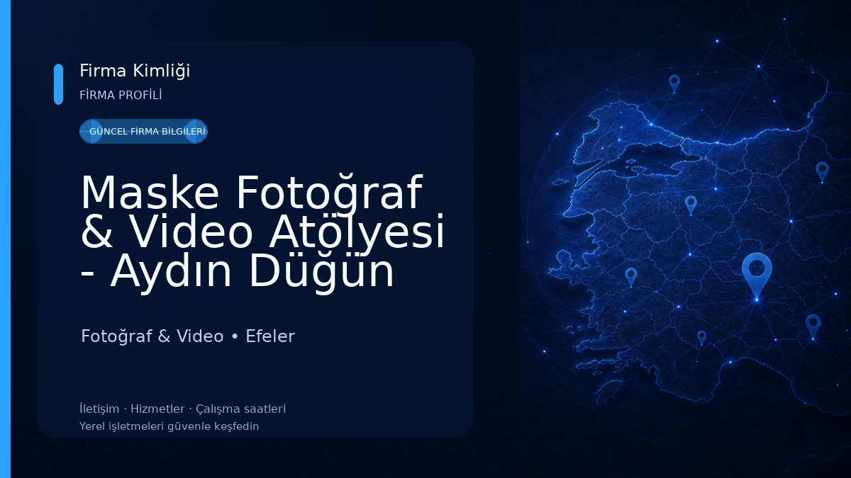 Maske Fotoğraf & Video Atölyesi - Aydın Düğün Fotoğrafçısı Fotoğraf & Video