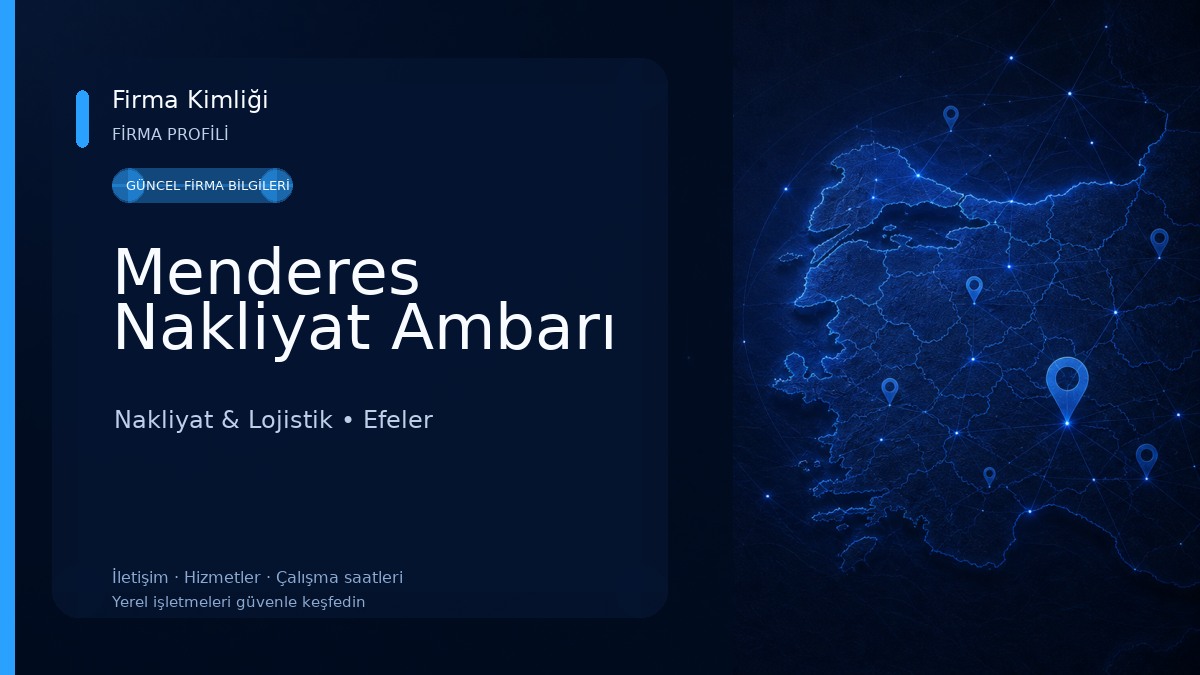 Menderes Nakliyat Ambarı