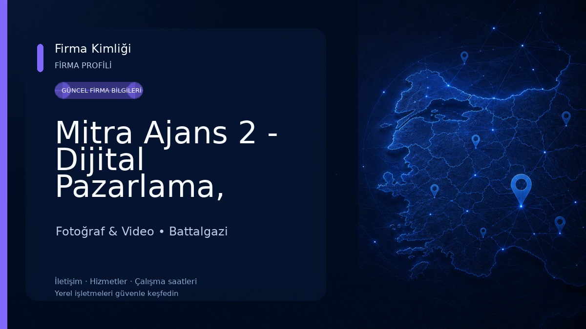 Mitra Ajans 2 - Dijital Pazarlama, Sosyal Medya Yönetimi ve Yazılım Hizmeti Fotoğraf & Video