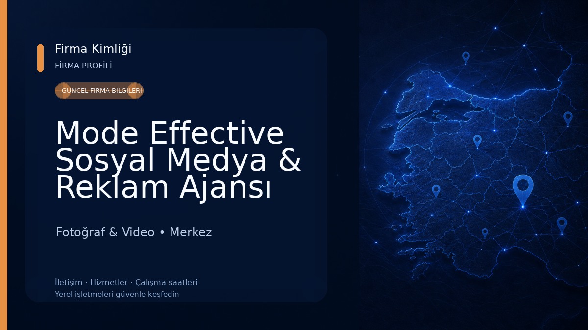 Mode Effective Sosyal Medya & Reklam Ajansı Fotoğraf & Video
