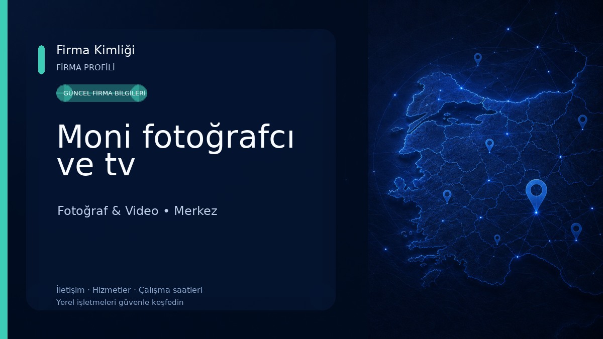 Moni fotoğrafcı ve tv
