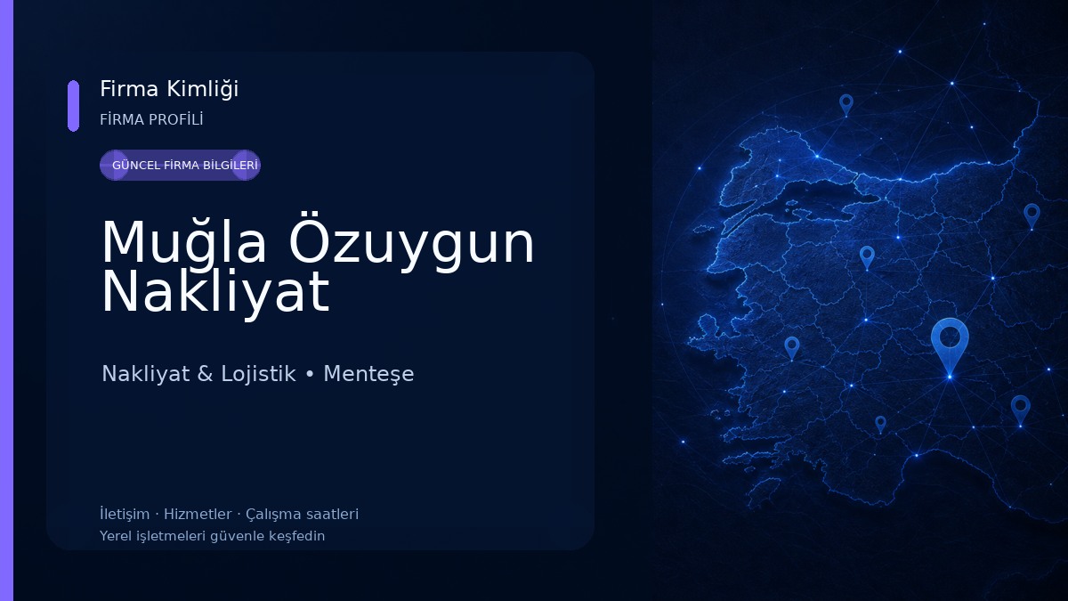 Muğla Özuygun Nakliyat