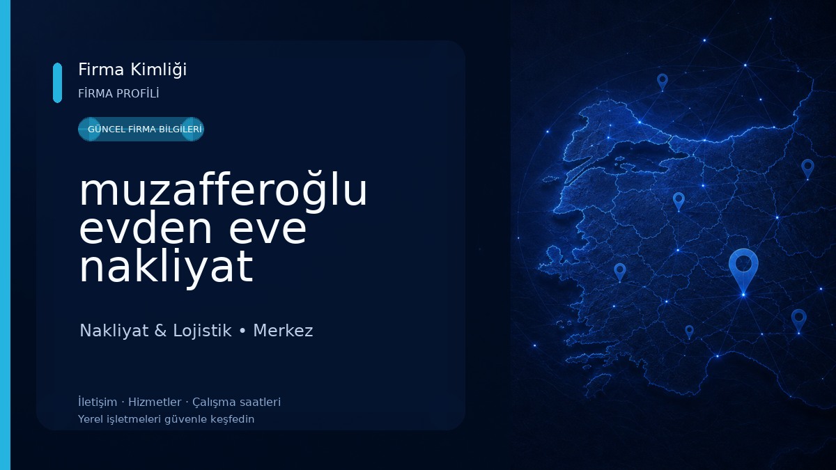 muzafferoğlu evden eve nakliyat 