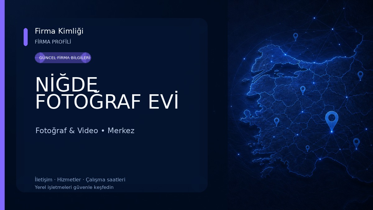 NİĞDE FOTOĞRAF EVİ Fotoğraf & Video