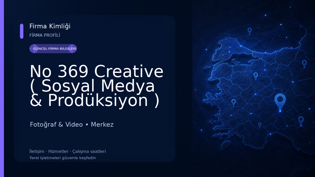 No 369 Creative ( Sosyal Medya & Prodüksiyon )