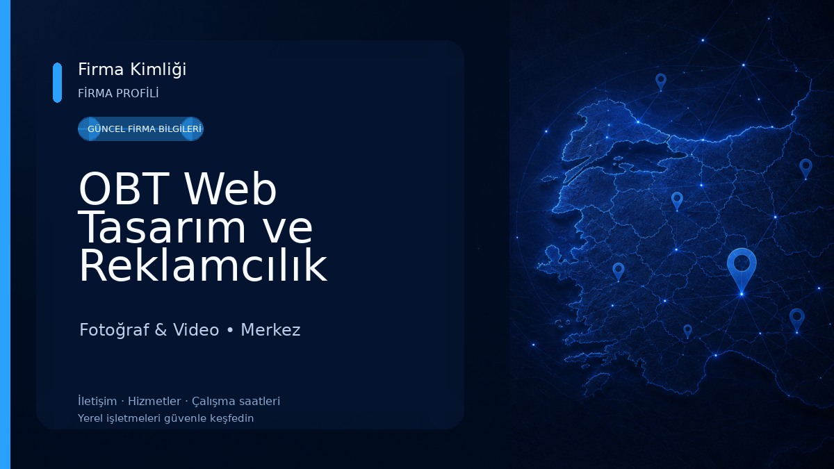 OBT Web Tasarım ve Reklamcılık Ardahan Fotoğraf & Video