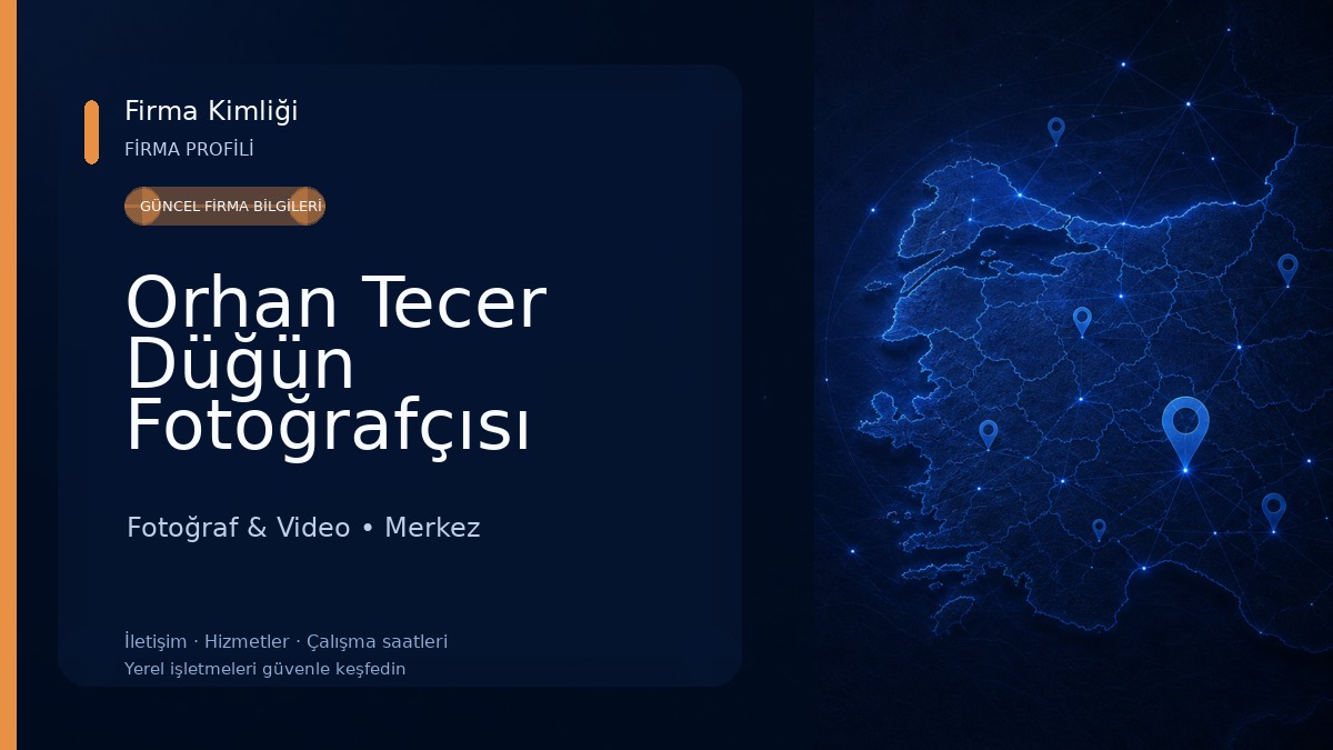 Orhan Tecer Düğün Fotoğrafçısı 