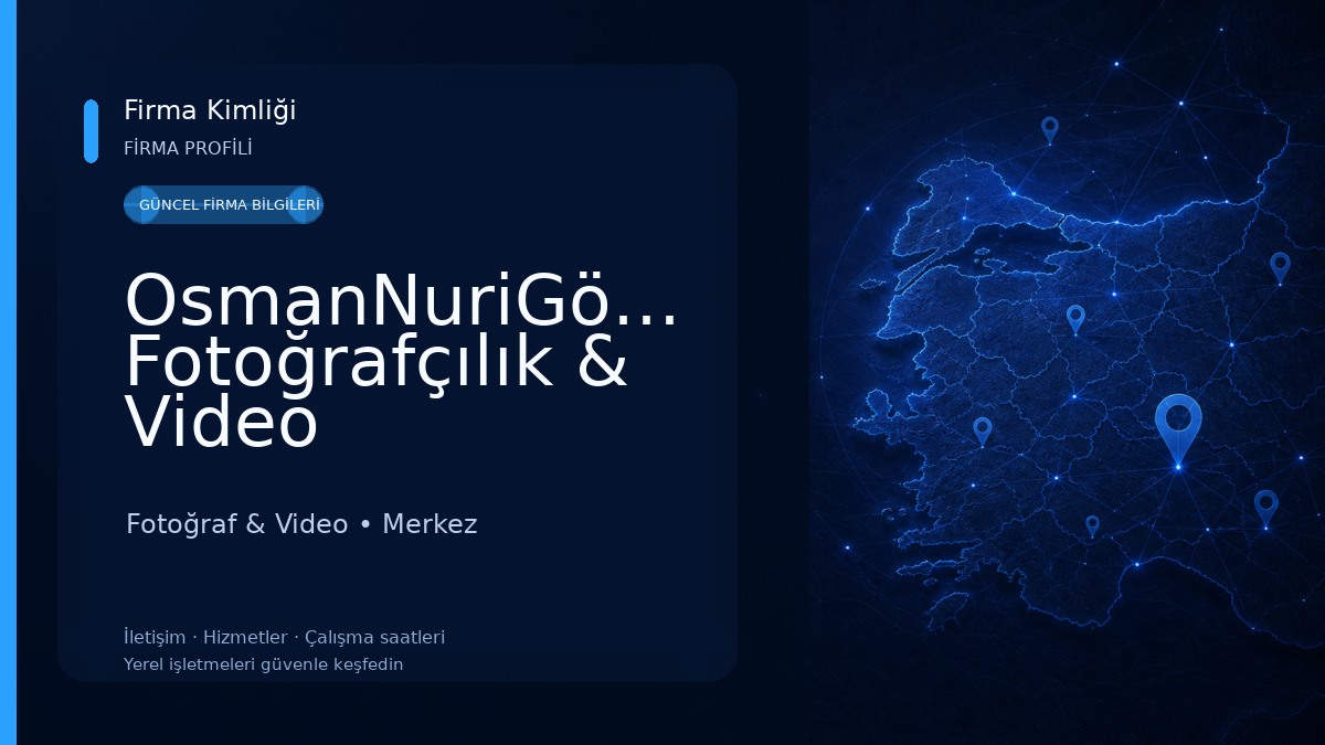 OsmanNuriGözel Fotoğrafçılık & Video Fotoğraf & Video