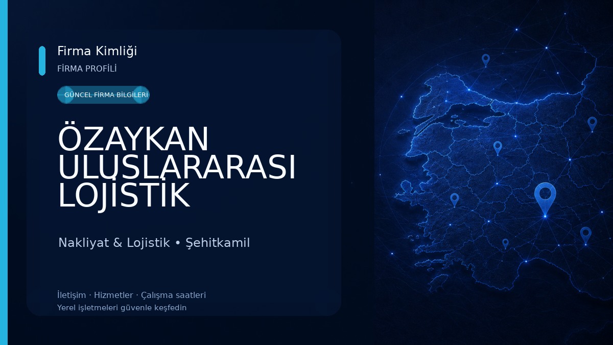 ÖZAYKAN ULUSLARARASI LOJİSTİK Nakliyat & Lojistik
