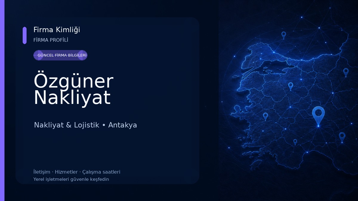 Özgüner Nakliyat Nakliyat & Lojistik