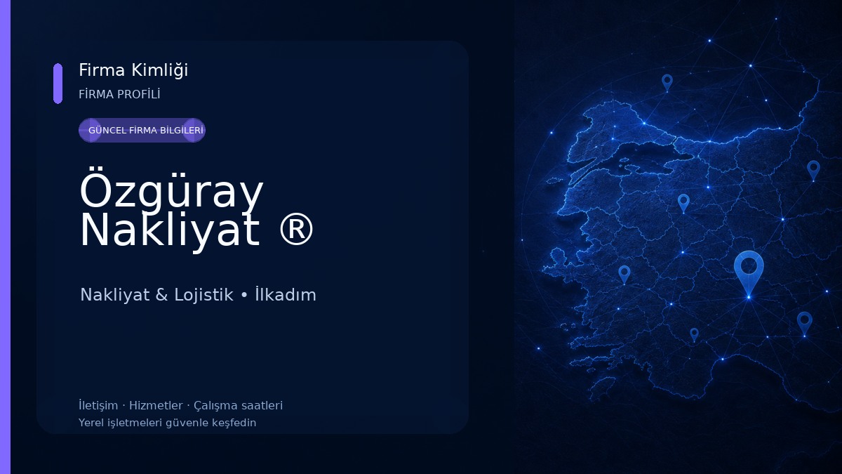 Özgüray Nakliyat ® Nakliyat & Lojistik