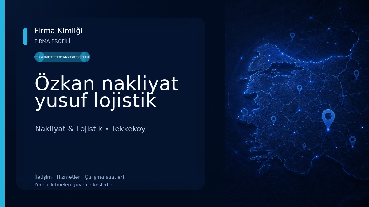 Özkan nakliyat yusuf lojistik Nakliyat & Lojistik