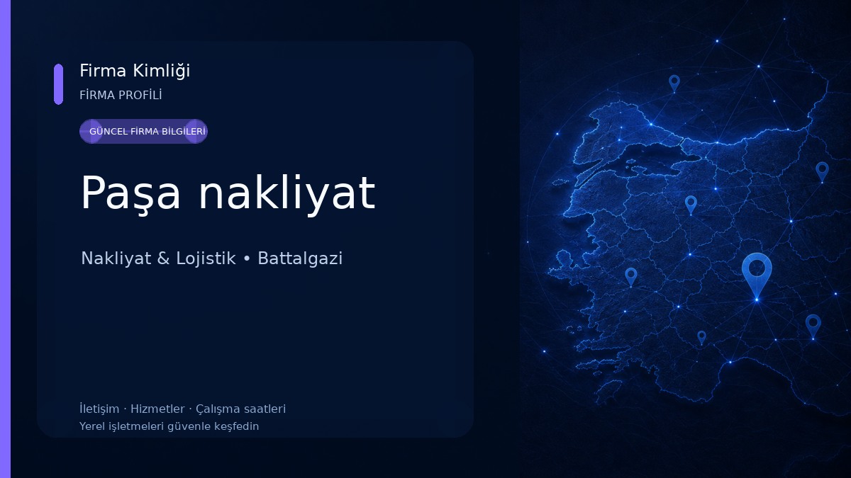 Paşa nakliyat Nakliyat & Lojistik