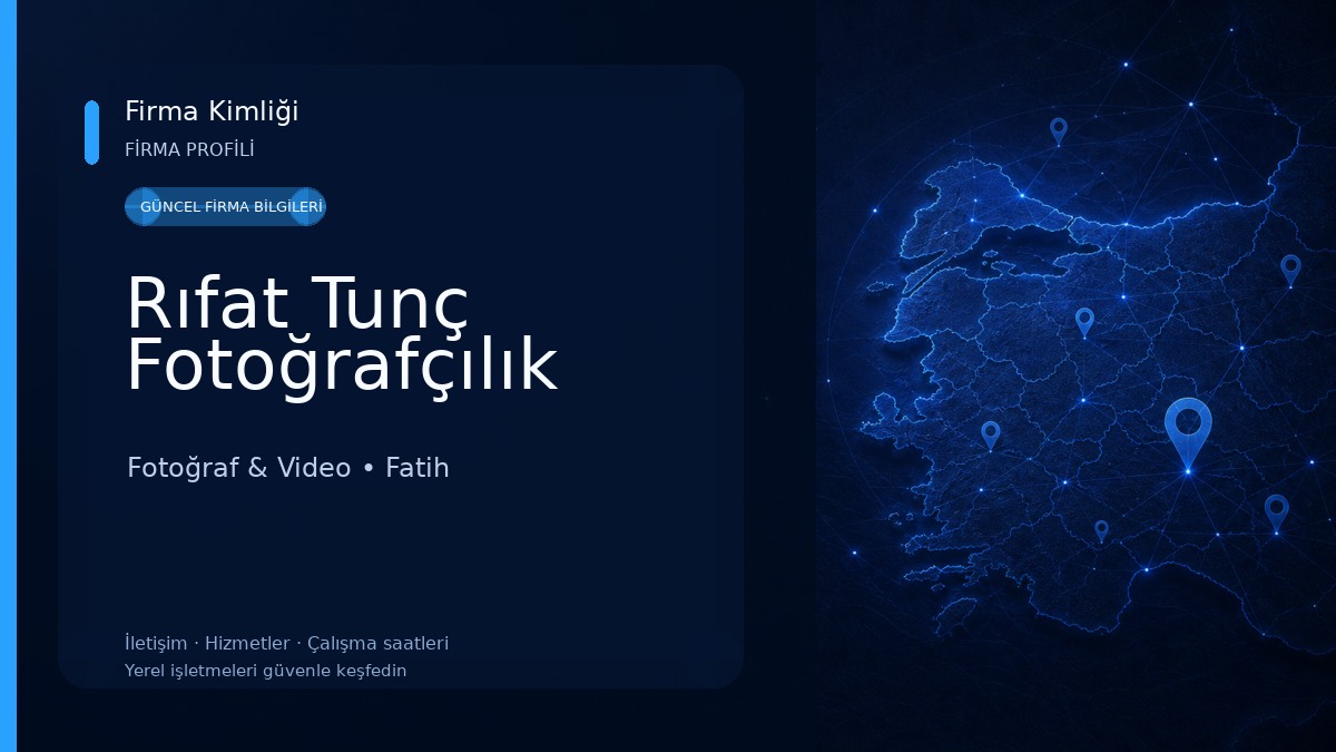 Rıfat Tunç Fotoğrafçılık Fotoğraf & Video