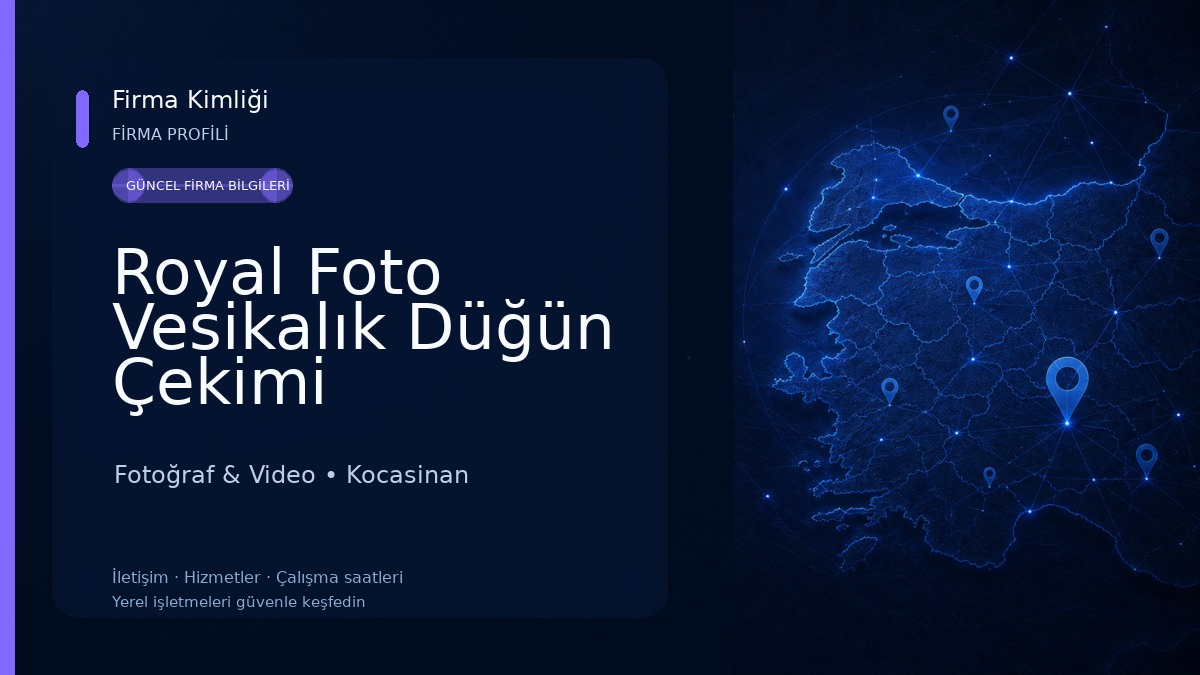 Royal Foto Vesikalık Düğün Çekimi 