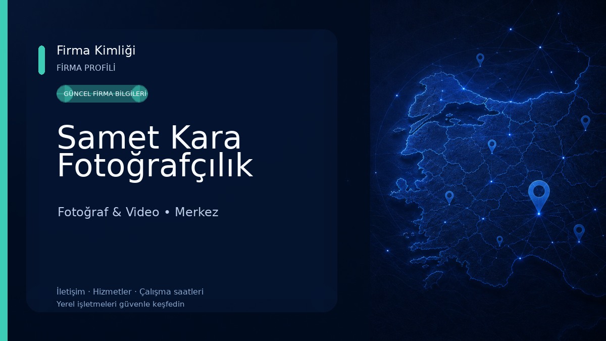Samet Kara Fotoğrafçılık Fotoğraf & Video