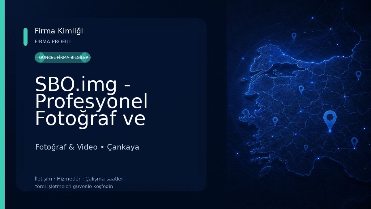 SBO.img - Profesyonel Fotoğraf ve Video Hizmetleri, Ankara Fotoğraf & Video