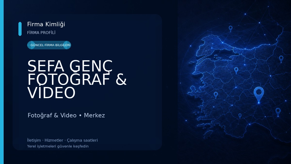 SEFA GENÇ FOTOĞRAF & VİDEO Fotoğraf & Video