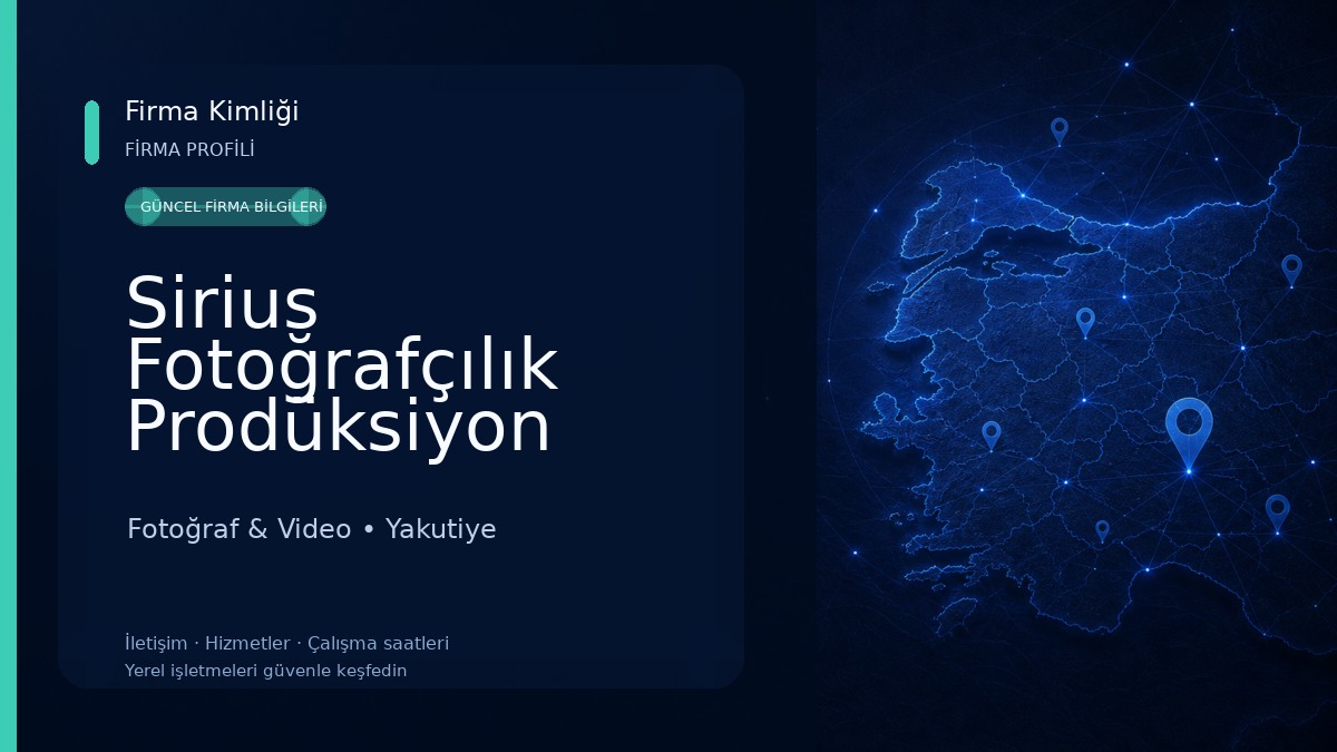 Sirius Fotoğrafçılık Prodüksiyon Fotoğraf & Video