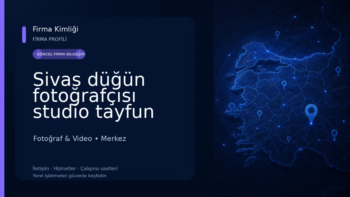 Sivas düğün fotoğrafçısı studio tayfun yaşın Fotoğraf & Video