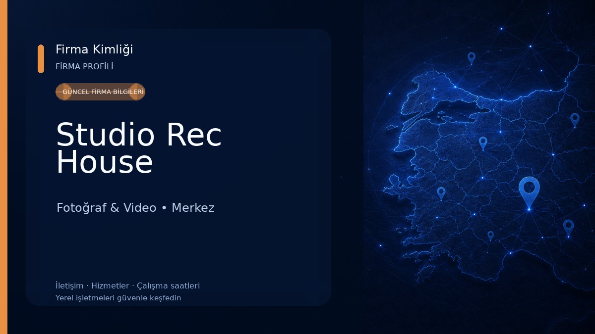Studio Rec House Fotoğraf & Video
