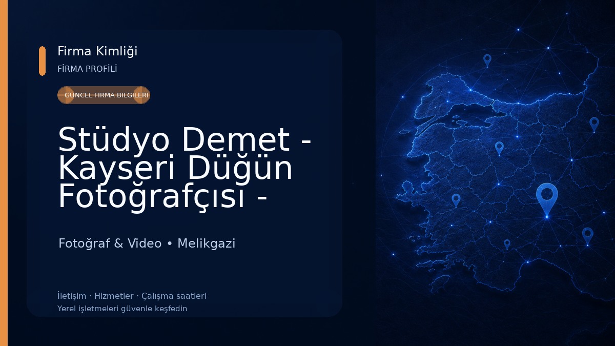 Stüdyo Demet - Kayseri Düğün Fotoğrafçısı - Harun Öztürk Fotoğraf & Video