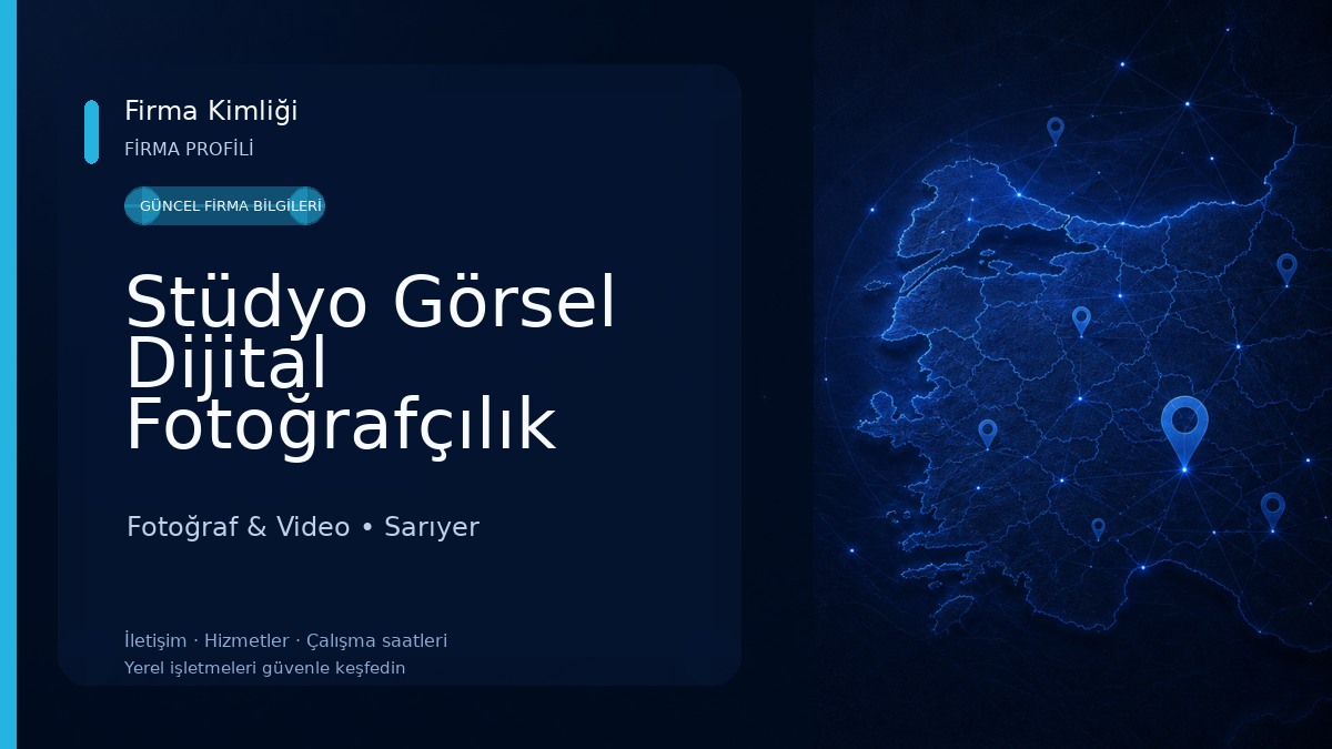 Stüdyo Görsel Dijital Fotoğrafçılık