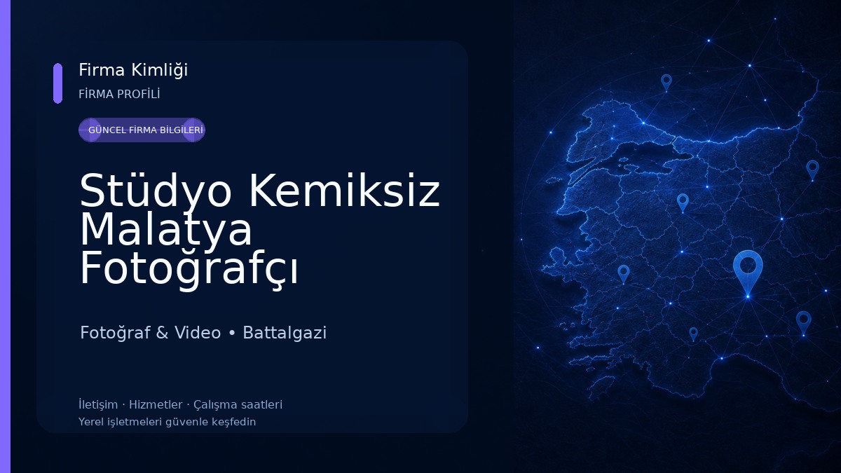 Stüdyo Kemiksiz Malatya Fotoğrafçı