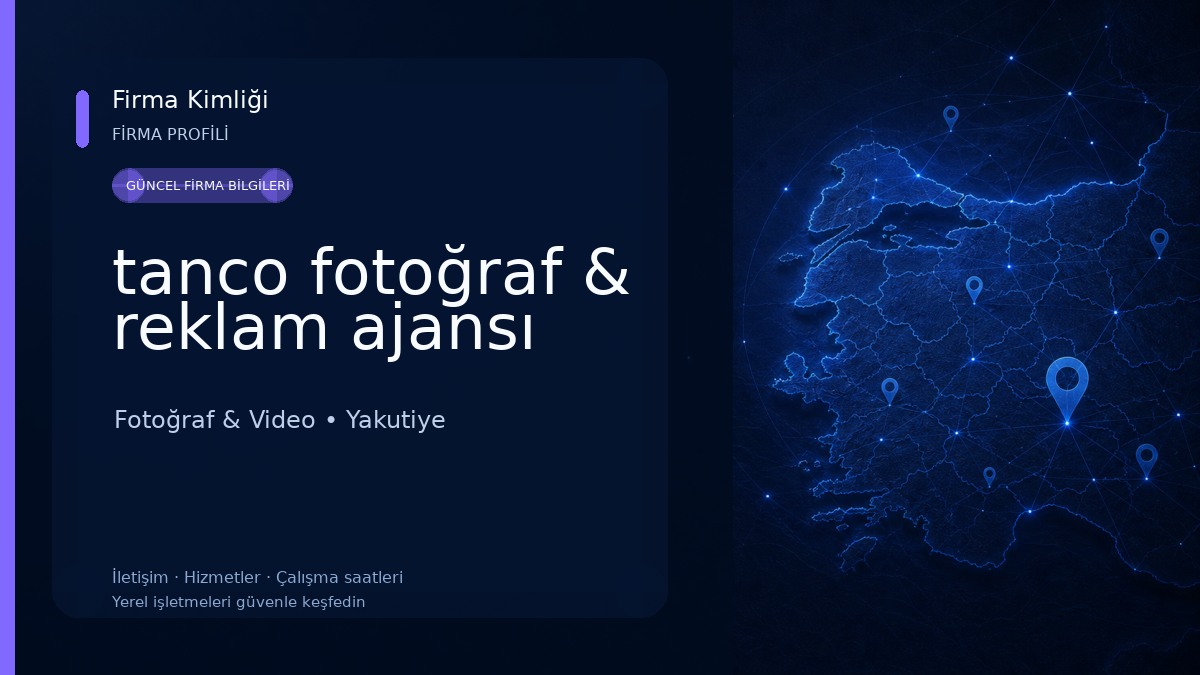 tanco fotoğraf & reklam ajansı Fotoğraf & Video