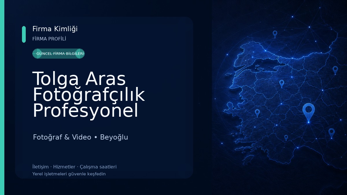 Tolga Aras Fotoğrafçılık Profesyonel Teknik Servis Fotoğraf & Video