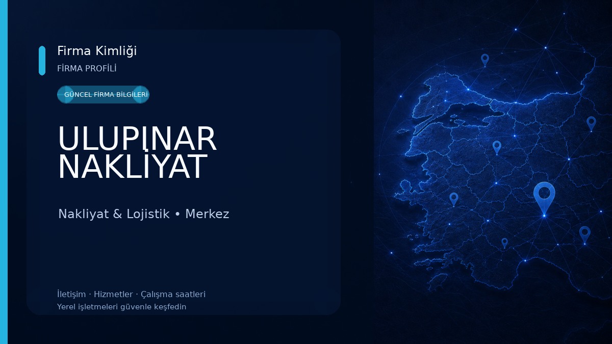 ULUPINAR NAKLİYAT Nakliyat & Lojistik