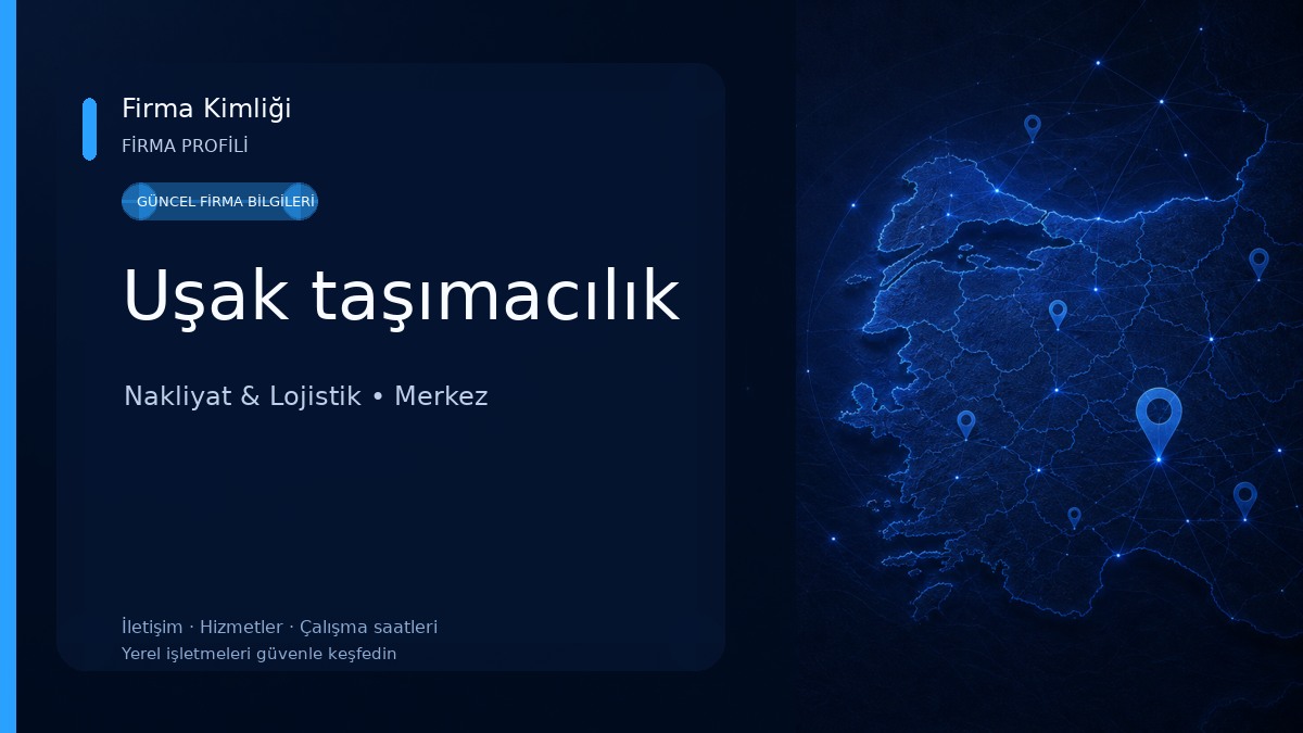 Uşak taşımacılık Nakliyat & Lojistik