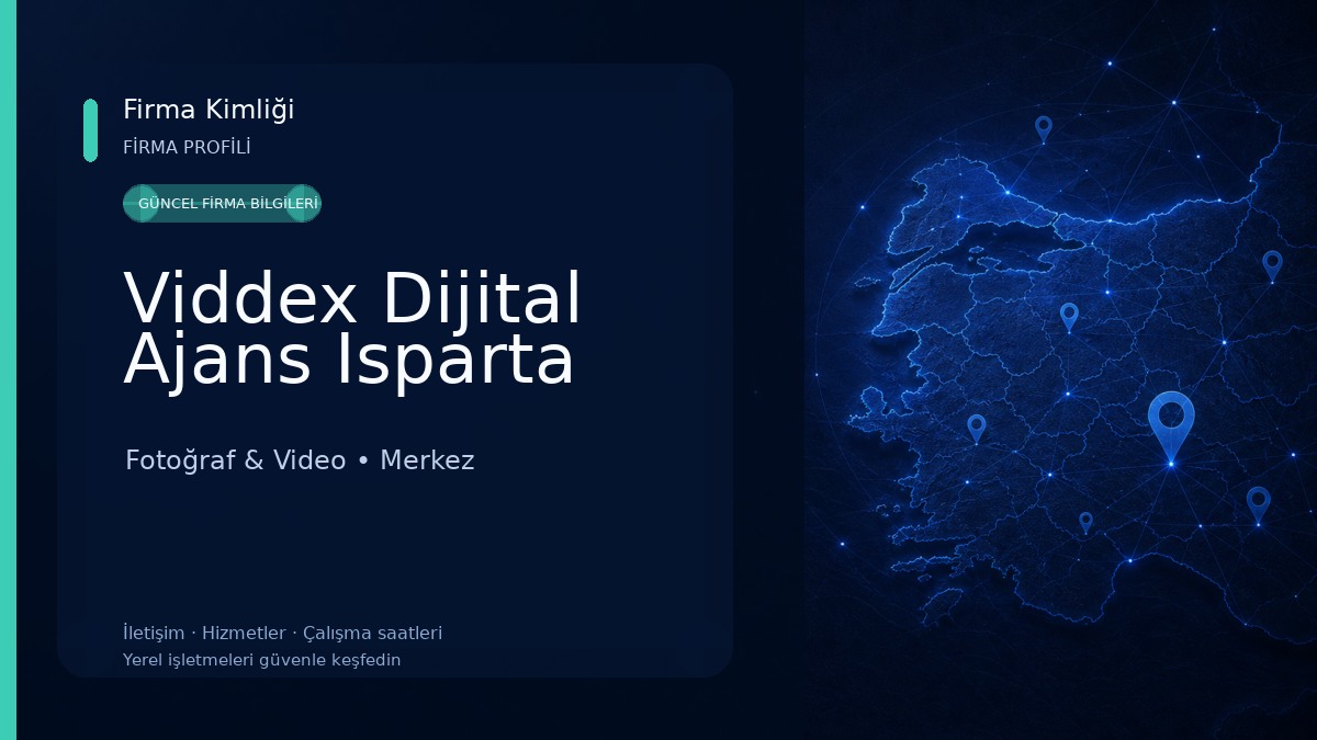 Viddex Dijital Ajans Isparta Fotoğraf & Video