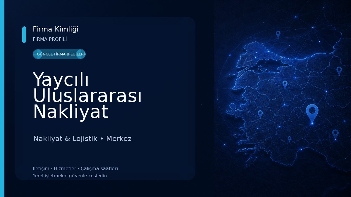 Yaycılı Uluslararası Nakliyat Nakliyat & Lojistik