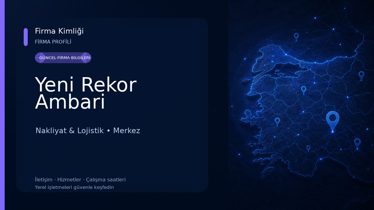 Yeni Rekor Ambari 